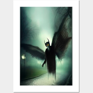 Spectral Mothman Posters and Art